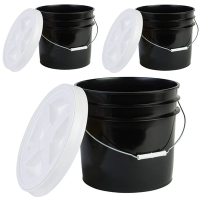 3.5 Gallon (3 Pack) Bucket With Gamma Seal Lid