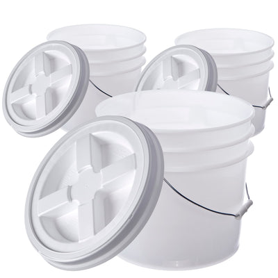 3.5 Gallon (3 Pack) Bucket With Gamma Seal Lid